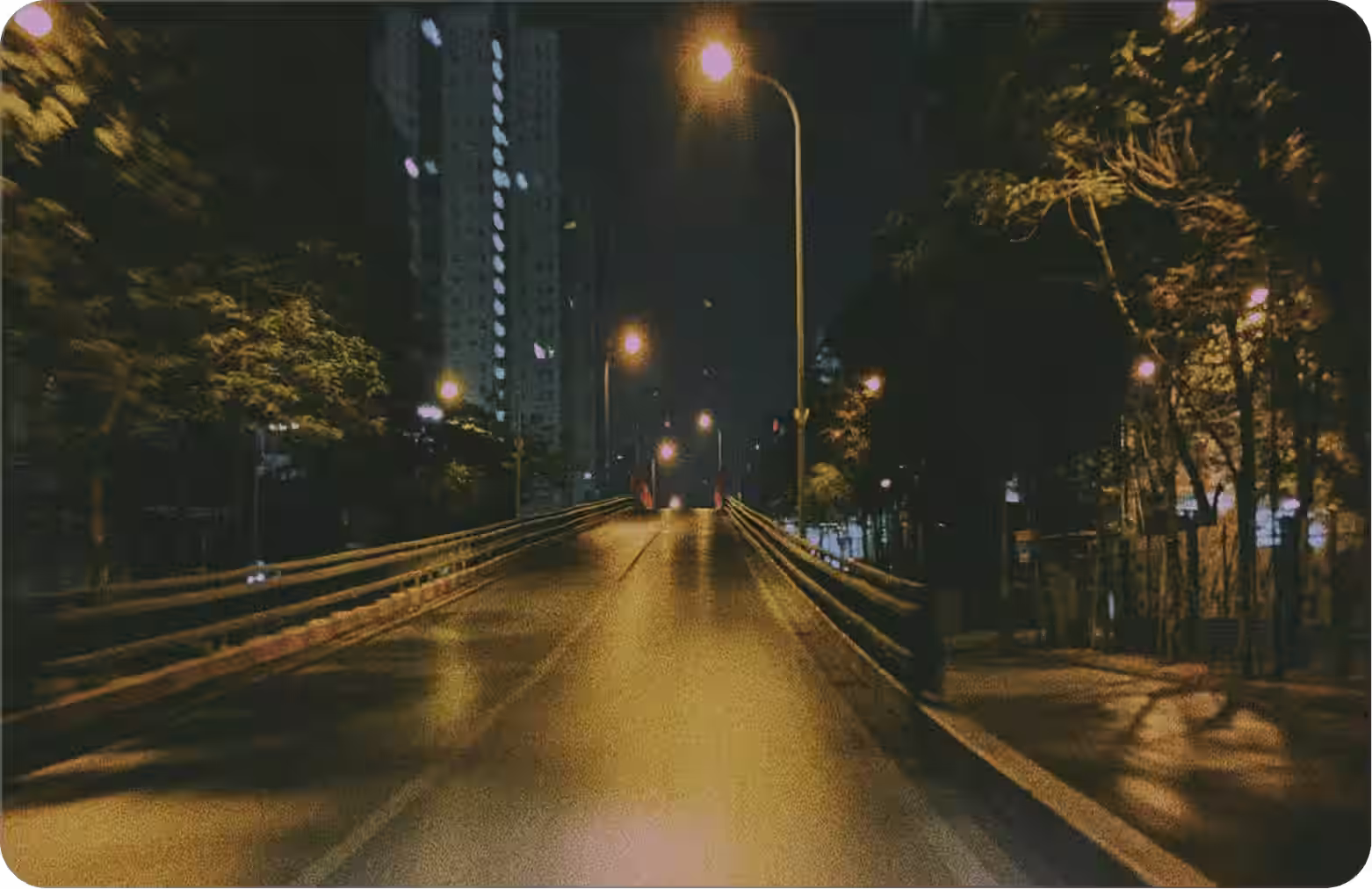 Night road